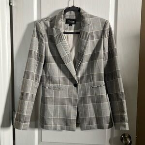 Le Chateau Plaid Blazer size Small